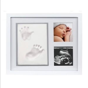 Baby Hand & Footprint frame &  clean ink less pad